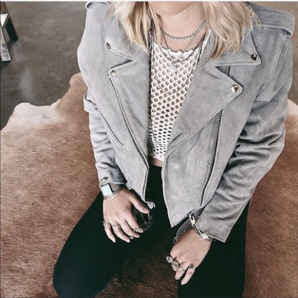 For Love & Lemons XS Understated Leather Jacket - Picture 2 of 8